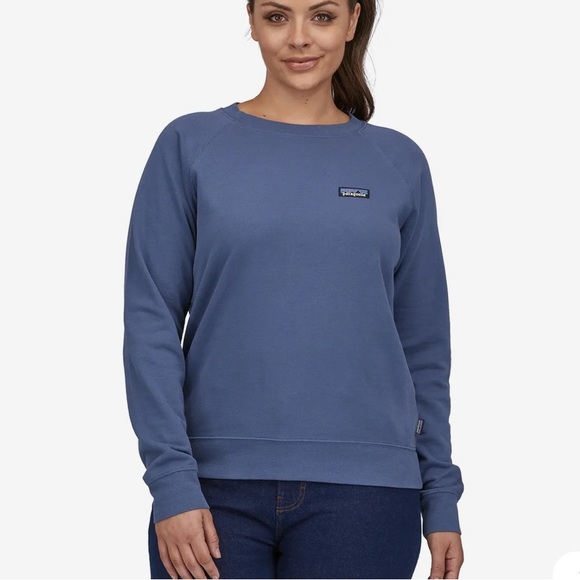 Patagonia | Tops | New Patagonia Womens P6 Label Organic Crew Sweatshirt |  Poshmark